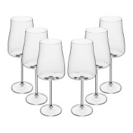 Jogo 6 Taças  600ML Cristal Ecológico da Bohemia Alex